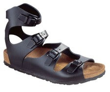 Birkenstock - Atenas cuero liso negro