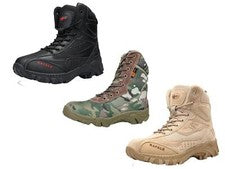 BOTAS LIGERAS DE COMBATE DEL EJÉRCITO PARA HOMBRES SEGURIDAD TRABAJO MILITAR ZAPATOS AL AIRE LIBRE TALLA UK