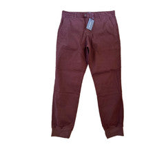 Pantalones de chándal estilo chino sangre de buey Zachary Prell con dobladillo con puños para hombre $168 Au