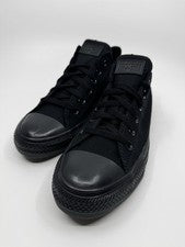 ¡NUEVO! CONVERSE Chuck Taylor All Star Low - Negro Monocromo, TALLA 8M, 10W