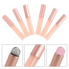 Cepillo de labios para lápiz labial 24 piezas: aplicador de maquillaje de labios de silicona de 3,07"" belleza