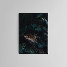 Impresión de hojas de palma decoración del hogar arte de pared patrones exóticos ideas de regalo ecológico