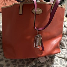 Bolso de Mano COACH #31326 Metro Cuero Rojo Vermillion