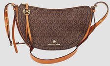 Bolso Bandolera Michael Kors MK Cartera Camden Marrón Firma 30S0GCDM1B