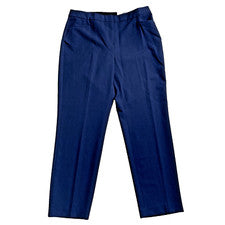 Pantalones INC International Concepts Para Hombre 34x29 Azul Marino Calce Clásico Frente Plano 12S