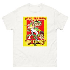 Camiseta unisex Ricky the Dragon Steamboat, estilo WWF, camiseta de lucha libre profesional personalizada