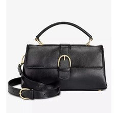 On 34th Kristt Mujer Asa Superior Mujer Bandolera - Brillante Negro Esmalte