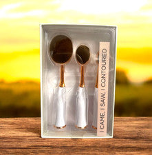 3 piezas. Juego de brochas de contorno de maquillaje de belleza al por menor: $30.00
