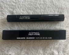 MAC PREP + ILUMINADOR PRIME BRILLO MELOCOTÓN 0,12 oz/3,6 ml NUEVO