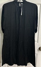 Vestido negro pequeño Fashion Says 'Me Too' Style Says 'Only Me' para mujer nuevo con etiquetas