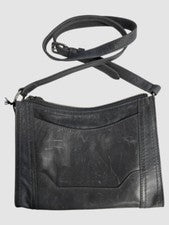 Bolso Bandolera Frye Para Mujer Gris Melissa Cuero Antiguo Cremallera