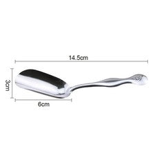 Cuchara de té de metal cuchara medidora de acero inoxidable fácil de cuidar diseño elegante