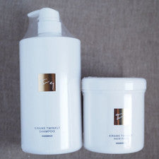 HAHONICO Kirame Twinkle champú para el cuidado del cabello 1000 ml 33,8 fl. oz tratamiento 500 g 17,64 oz