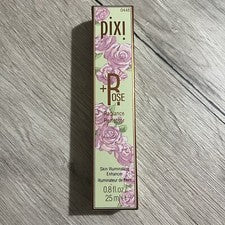 Pixi + Rose Radiance Perfector Potenciador Iluminador de Piel Rosa Perla .8oz - Nuevo en Caja