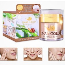 Suero Caracol Dorado Crema Facial Hidratante Relleno de Volumen Cuidado Facial de la Piel 50 ml.