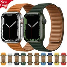 Correa de cuero para Apple Watch ULTRA 9 8 7 SE 6 5 4 38/40/41/44/45/49 mm
