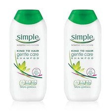 Champú de cuidado suave Simple Kind to Hair 200 ml x 2 - cuero cabelludo sensible, limpieza suave