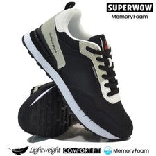 ZAPATOS DEPORTIVOS INFORMALES PARA CORRER DE ESPUMA VISCOELÁSTICA PARA HOMBRES PARA CORRER GIMNASIO CAMINAR TALLA