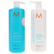 Champú hidratante Moroccanoil 33,8 oz y acondicionador 33,8 oz paquete combinado