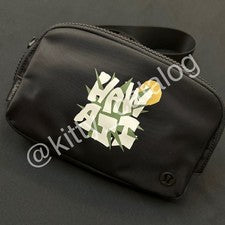 Bolso Cinturón Lululemon X Hawaii Everywhere, Negro, Exclusivo de Hawai