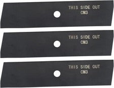 Paquete de 3 hojas de borde 9 pulgadas 71-85755 (1/2 orificio central) compatibles con...