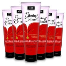 6x Acondicionador Xpel Cuidado del Cabello Biotina y Colágeno 300 ml