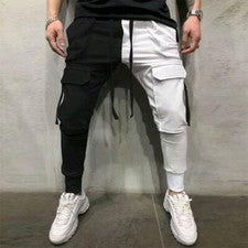 Pantalones De Camuflaje Para Hombre Moda Deportivas Harén Ajustados Casual