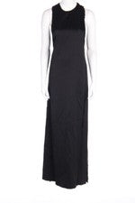 EDUN Gown Formal Evening Fringes 4 = D 34-36 black NEW