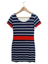 Vestido camiseta mujer Yachting Time talla M azul rayas viscosa
