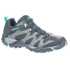 Entrenador Merrell Alverstone GTX Storm Cuero Gris Gore Tex J034588 Damas Mujeres