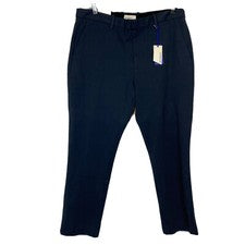Pantalones de vestir de punto azul Artefact para hombre talla 38X30 chinos de carrera nuevos $78 calce recto
