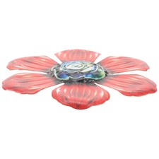 Flor Decoración Pared Flor Arte Pared Decoración para Hogar Salón Metal Nórdico