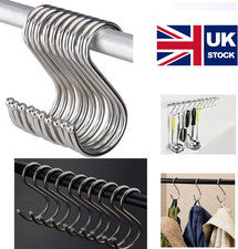 Calidad Acero Inoxidable S Ganchos Cocina Carne Sartén Utensilio Percha Colgante