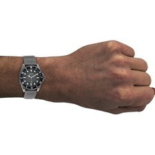 Oozoo Reloj Pulsera Hombre Relojes C11011 Analógico Cuero Gris
