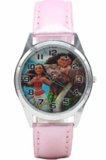 Reloj Pulsera MOANA Película Princesa Moana Rosa Correa Cuero Genuino