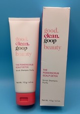 NUEVO Good.clean.goop Beauty The Powerscrub Scalp Detox 4oz Tubo Sellado