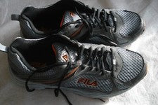 Zapato Tenis Hombre Fila Gris Talla 12 Mediano