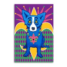 Póster de decoración del hogar Blue Dog George Rodrigue