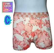 BOXERS HOMBRE. Talla M. Color ROSADO DISEÑOS ANIMALES DIVERTIDOS. HÁGANOS SABER SU ELECCIÓN