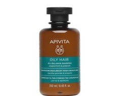 Champú Apivita Oil Balance 250 ml, menta, tomillo