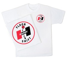 Camiseta Hurst Shifter Clásica Logo Estilo Vintage Blanca 100 Algodón HS47
