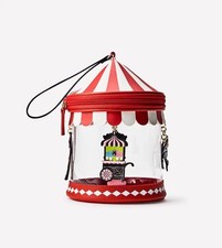 Bath & Body Works Halloween 2026 TIENDA CARRUSEL Muñequera Cartera Transparente Bolso con Cremallera Nuevo con Etiquetas