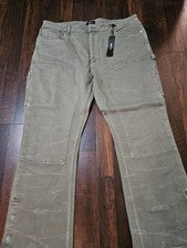 Pantalones de mezclilla Nova de moda para hombre 42 a presión