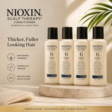 Acondicionador terapia cuero cabelludo Nioxin System 6 1,7 oz / 50 ml TAMAÑO DE VIAJE (PAQUETE DE 4)