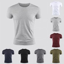 Cómoda Moda Para Hombres Top Liso Deportes Verano Camiseta Prendas para el torso Transpirable Camiseta Interior