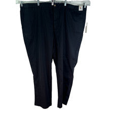 Pantalón recto plano Tommy Bahama Boracay para hombre talla 52 X30 negro elástico