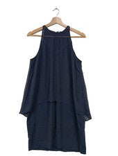 Vestido de verano H&M tirantes azul talla 36 línea A