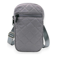 Mujeres Bolso para Teléfono Móvil Mini Bolsa Bandolera Cartera Acolchado Bolso de Hombro