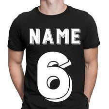 Personaliza tu nombre y número estilo fútbol amantes de los deportes camisetas para hombre #DNE