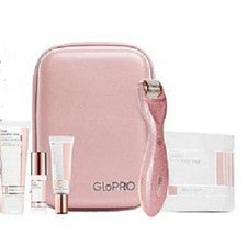 BeautyBio Oro Rosa Brillo GloPRO Herramienta y Cuidado de la Piel Set de Regalo con Organizador NUEVO